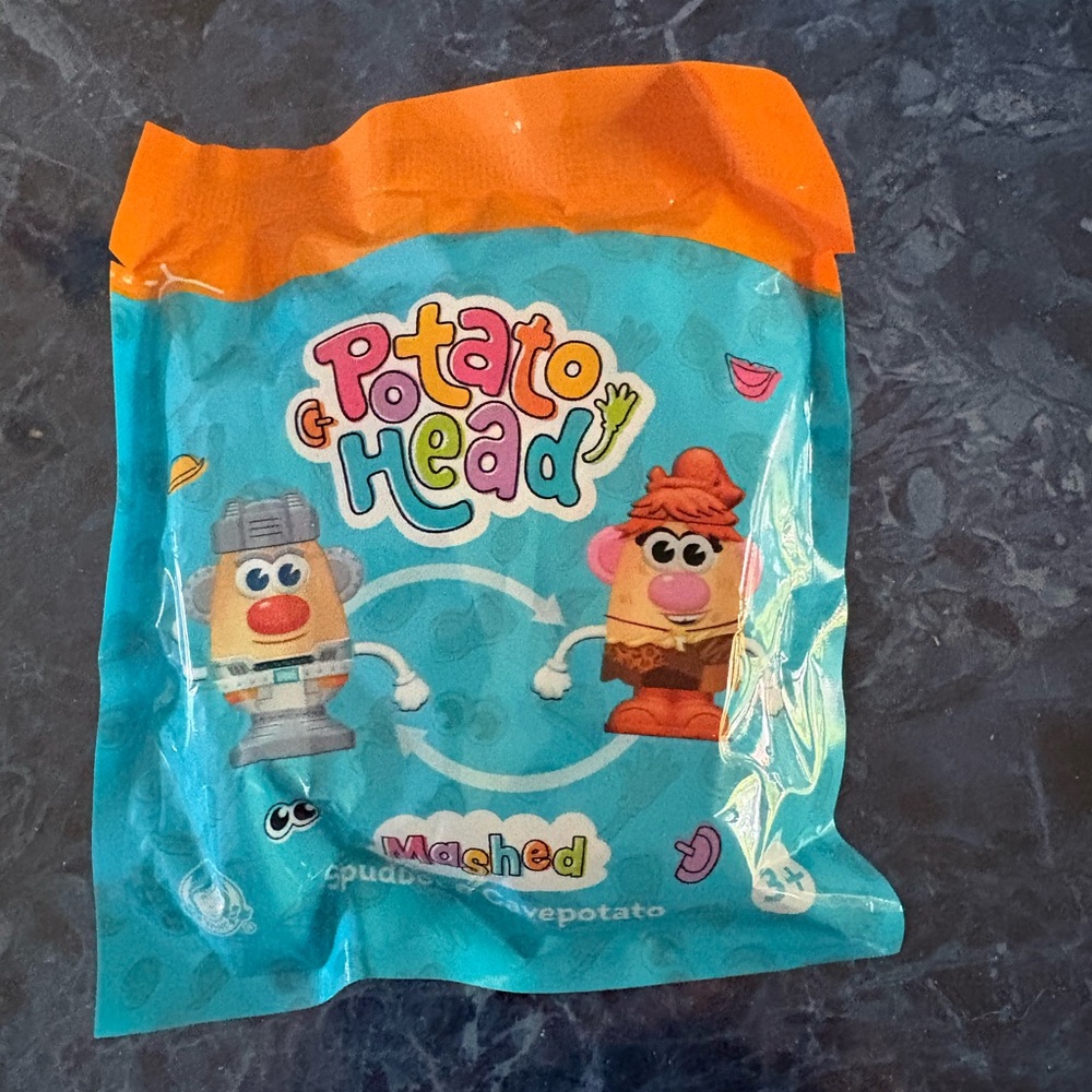 Wendy's Kids Meal Toys Potato Head Mashed ~ SPUDBOT & CAVEPOTATO ~ 2025 Sealed
